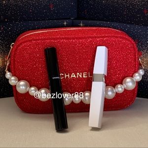 Chanel Authentic beauty holiday pouch Brand New